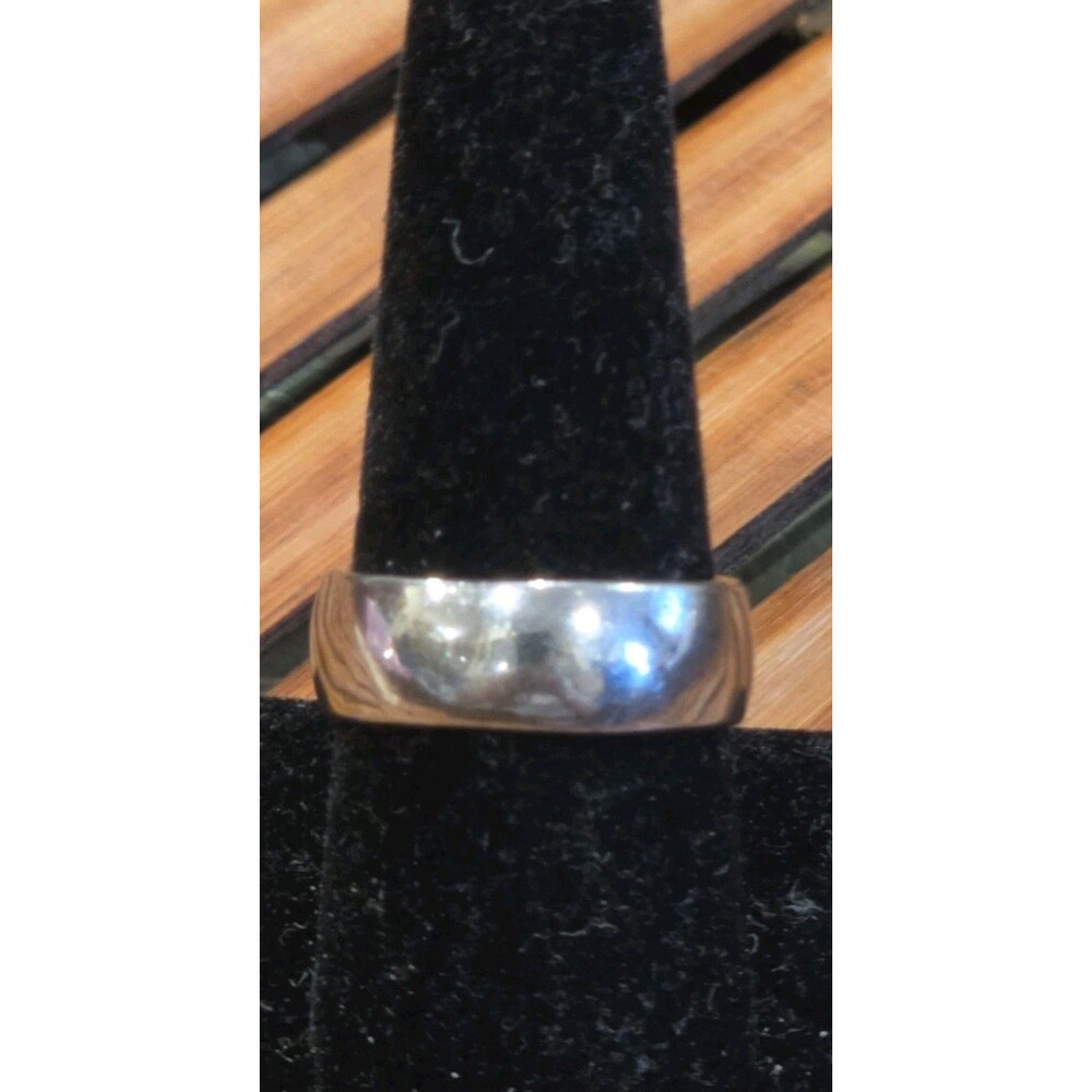 Vintag Silver Tone Engraved Wedding Band Ring Size 8.5 You'll Always Be My